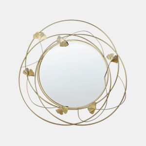Espelho ANGLET 47 cm 45 cm Metal Dourado
