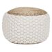 Beliani Puf AIZA Beliani Puf AIZA Blanco/ Beige