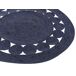 Beliani De tejido plano KOYUNLU 120x120 Beliani De tejido plano KOYUNLU 120x120 Azul