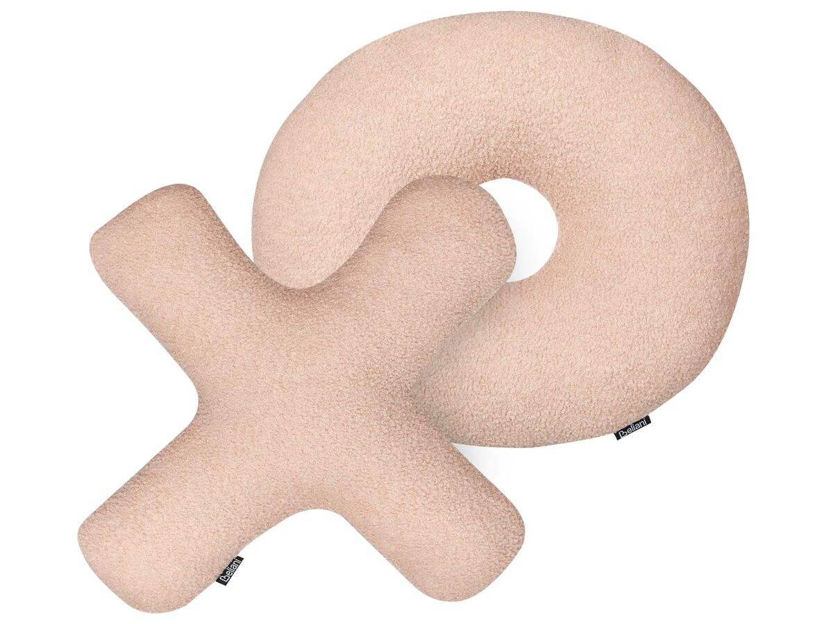 Beliani Cojín decorativo HESPERIS 46x46 Rosa Talco