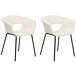 Beliani Silla de comedor ELMA Beliani Silla de comedor ELMA Blanco/ Beige