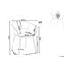 Beliani Silla de comedor ELMA Beliani Silla de comedor ELMA Blanco/ Beige