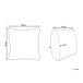 Beliani Cojín decorativo EXACUM Beliani Cojín decorativo EXACUM Blanco