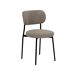 Beliani Silla de comedor CASEY Beliani Silla de comedor CASEY Gris Oscuro