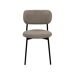 Beliani Silla de comedor CASEY Beliani Silla de comedor CASEY Gris Oscuro