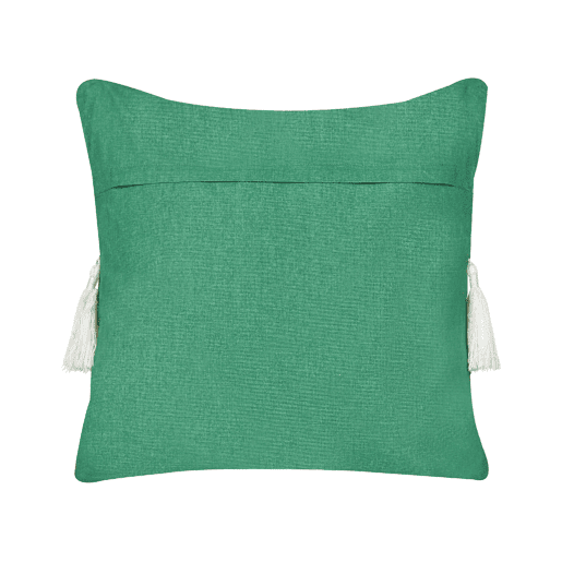 Almofada decorativa ELETTARIA Algodão 45 x 45 cm Verde Padrão natalicio