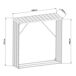 Soporte para leña Kalmar Sistema Clipping acero galvanizado 155 Soporte para leña Kalmar Sistema Clipping acero galvanizado 155 Antracita