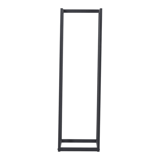 Suporte para lenha em aço Tanum 35 x 35 x 120 cm preto en.casa