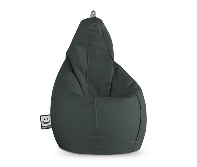 Puff pera polipiel gris happers xxl xxl happers