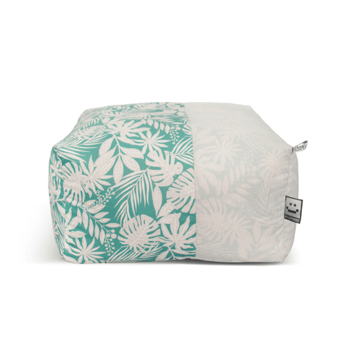 Puff Cuadrado XL Print Turquesa XL HAPPERS
