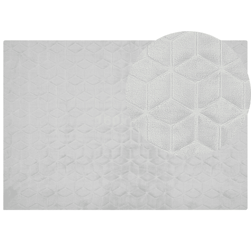 Tapete de pelo sintético THATTA Cinzento claro 160 x 230 cm