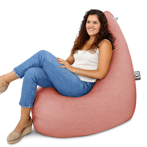 Puff Pêra Relax Aveludado Vintage Caldeira XL HAPPERS
