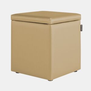 Almofadas Bege Puff Cube Arcon Leatherette Interior PACK 2 UNIDADES HAPPERS