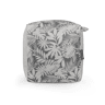 Puff Cuadrado Print Gris HAPPERS