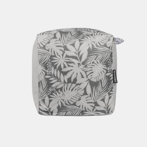 Puff Cuadrado Print Gris HAPPERS