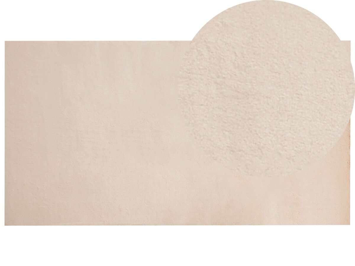 Beliani De pelo largo MIRPUR 80x150 Beige