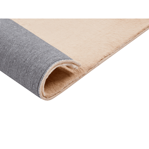 Tapete de pelo sintético MIRPUR Creme 80 x 150 cm