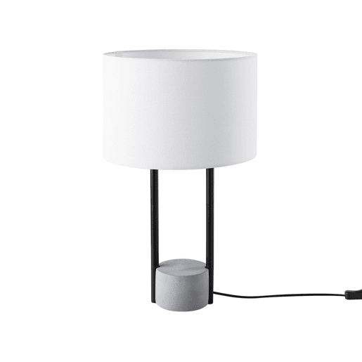 Candeeiro de mesa REMUS Metal Branco