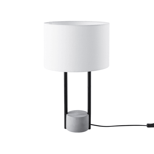 Candeeiro de mesa REMUS Metal Branco