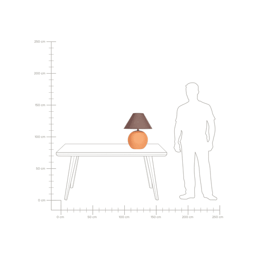 Beliani Candeeiro de mesa LIMIA Beliani Candeeiro de mesa LIMIA