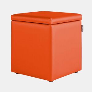 Puff Cube Arcon Leatherette Interior Orange Happers PACK 2 UNIDADES HAPPERS