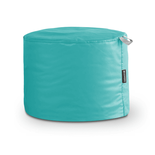 Puff Stool Leatherette Outdoor Turquoise Happers HAPPERS