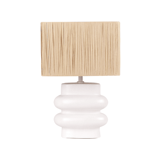 Candeeiro de mesa JUDY Cerâmica Branco Candeeiro de mesa JUDY Cerâmica Branco