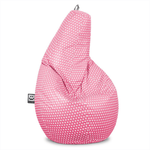 Puff Pear estampado com estrelas rosa HAPPERS XXL HAPPERS Puff Pear estampado com estrelas rosa HAPPERS XXL HAPPERS