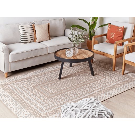 Tapete BAGLAR Branco 160 x 230 cm Juta