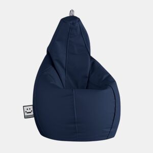Puff Pêra Couro ecológico Marino XXL HAPPERS