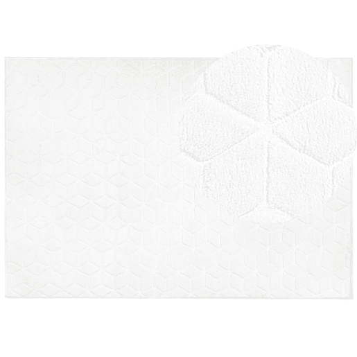 Tapete de pelo sintético THATTA Branco 160 x 230 cm