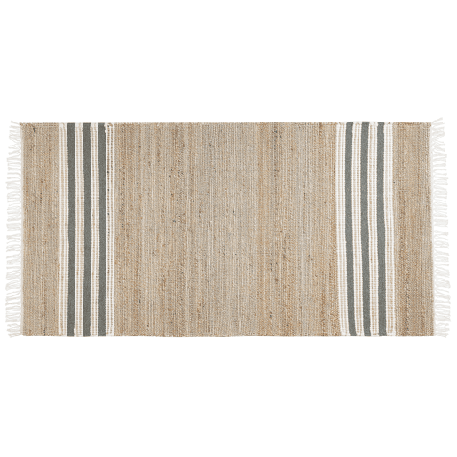 Tapete MIRZA Cinzento 80 x 150 cm Juta