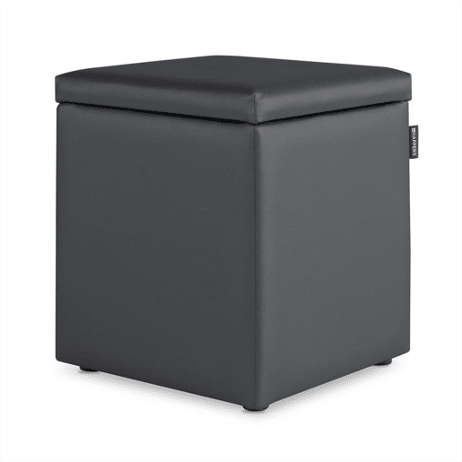 Puff Cube Arcon Leatherette Interior Grey Happers PACK 2 UNIDADES HAPPERS