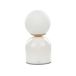 Beliani Lámpara de mesa KIWI Beliani Lámpara de mesa KIWI Blanco