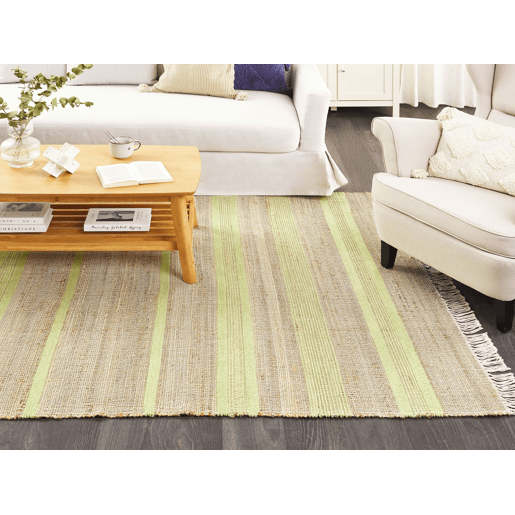 Tapete TALPUR Verde claro 160 x 230 cm Juta