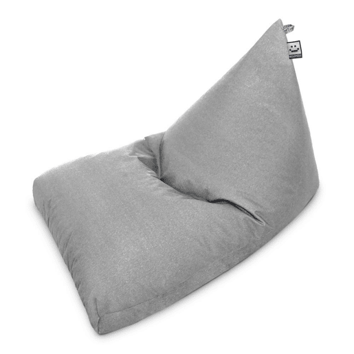 Puff Pirâmide Naylim Mate para Exterior Cinza Claro XL HAPPERS
