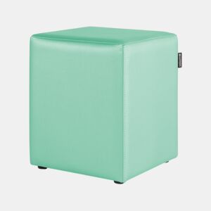 Puff Cubo Polipiel Menta PACK 2 UNIDADES HAPPERS
