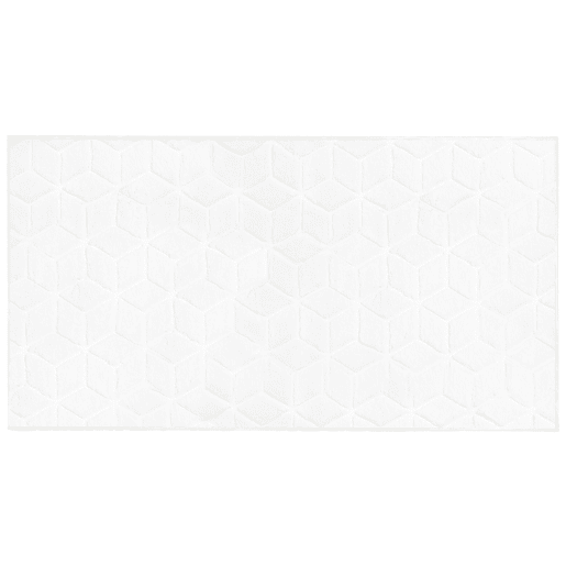 Tapete de pelo sintético THATTA Branco 80 x 150 cm