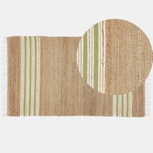 Tapete MIRZA Verde-oliva 80 x 150 cm Juta