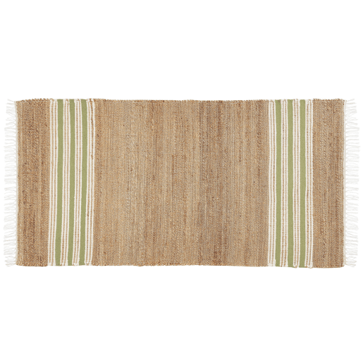 Tapete MIRZA Verde-oliva 80 x 150 cm Juta