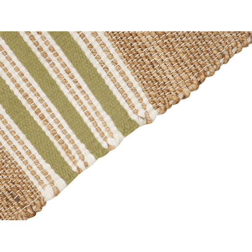 Tapete MIRZA Verde-oliva 80 x 150 cm Juta