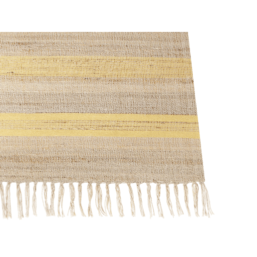Tapete TALPUR Amarelo 80 x 300 cm Juta