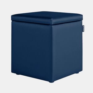 Puff Cube Arcon Leatherette Amortecedor Azul Interior PACK 2 UNIDADES HAPPERS