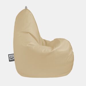 Puff Pear Relax Leatherette Ecru Happers interno Infantil HAPPERS