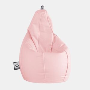 Puff Pêra Couro ecológico Rosa XXL HAPPERS