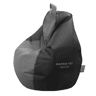 Puff Gamer PRO couro ecológico Cinza XXL. Ideal para Jogar com teu Playstation, Xbox, Switch. Único HAPPERS