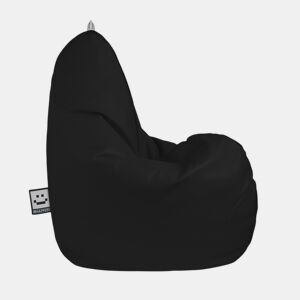 Puff Pear Relax Leatherette Black Happers interior Infantil HAPPERS