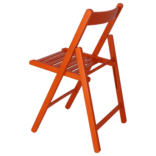 Bas em Wood Wood, acabado em laranja, 43x47x79 cm
