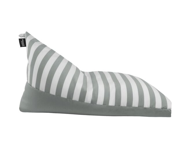 Puff pirámide toldotex gris para exterior o interior m happers