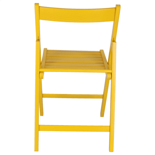 Bas em Wood Wood, acabado em amarelo, 43x47x79 cm